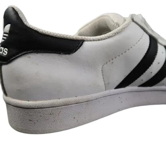 Adidas Shoes Mens 8 Sneakers Superstar Lifestyle Casual Athletic White Black Low main image 6